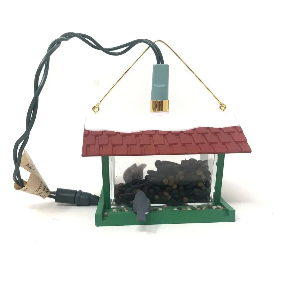 Hallmark Keepsake Magic Light Ornaments Feathered Friends Watch Owl Lamplighter